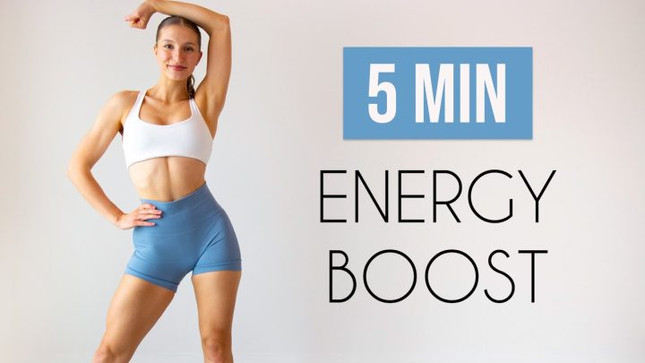 5 MIN MIDDAY ENERGY BOOST  (A workout for when you feel like taking a nap)