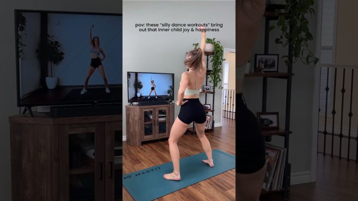 pov: these SILLY dance workouts bring you pure JOY #shorts