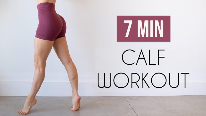 7 MIN CALF WORKOUT (Long & Lean Dancer Calves with Dumbbells)