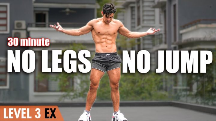 No Legs Bodyweight Workout  No Jump Lower Body Friendly [Level 3 EX]