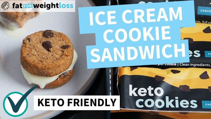 Quarantine Keto Ice Cream Sandwiches  Perfect Keto Chocolate Chip Cookies