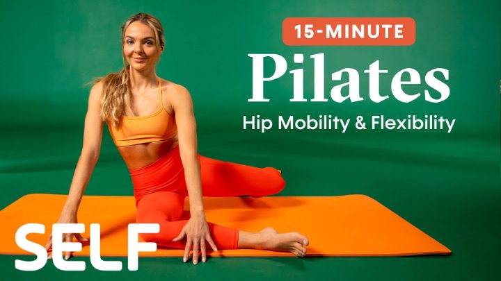 15-Minute Mat Pilates for Hip Mobility & Flexibility (No Equipment)  Sweat With SELF