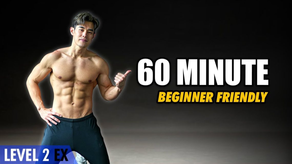 Basic 1 Hour Workout  No Gym Fat Burning & Body Strengthening (Level 2-3)