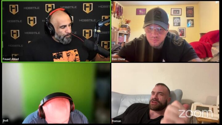 BODYBUILDING & BOLLOCKS LIVE  Fouad Abiad, Ben Chow, James Hollingshead & Roman Fritz
