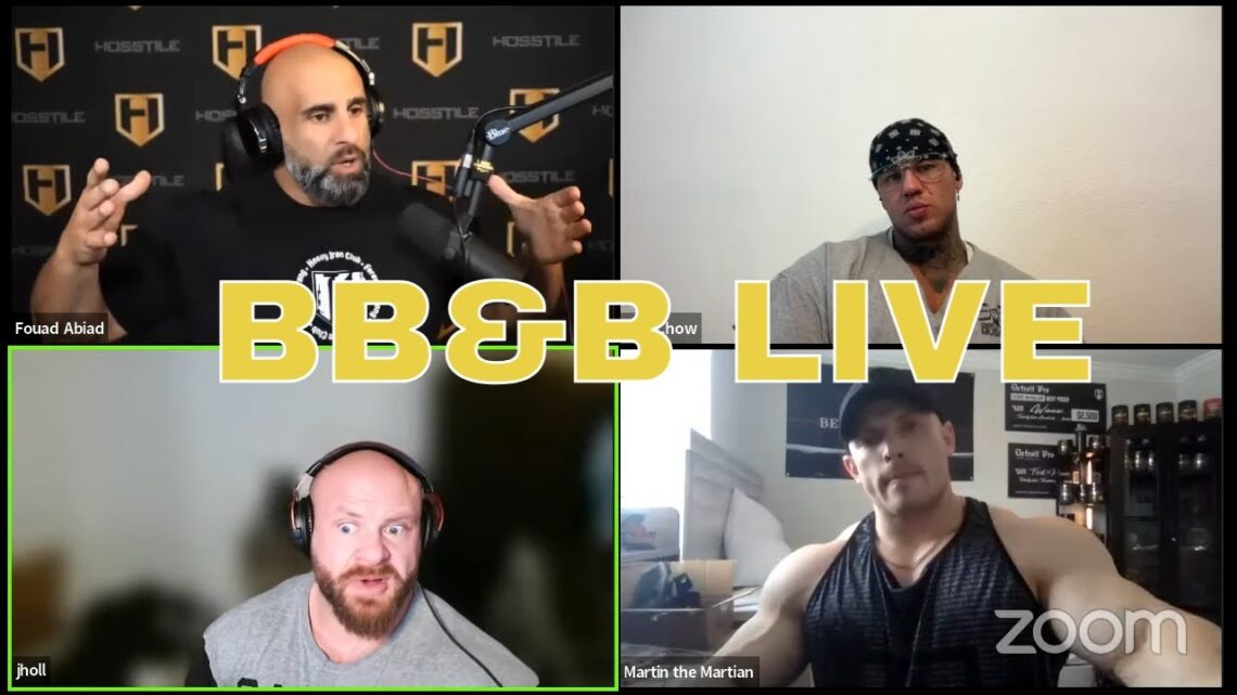 BODYBUILDING & BOLLOCKS LIVE  Fouad Abiad, Ben Chow, James Hollingshead & Martin Fitzwater