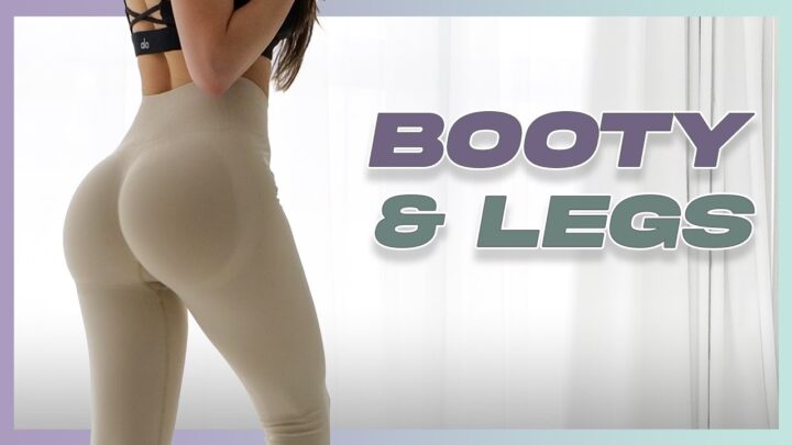 Booty & Legs Workout  20 Min  No Equip  Beginner Friendly