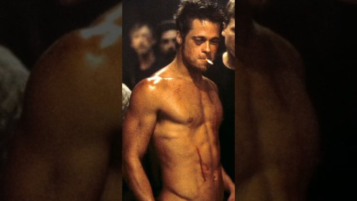 Brad Pitt’s “Fight Club” Body (SCRAWNY?!?)