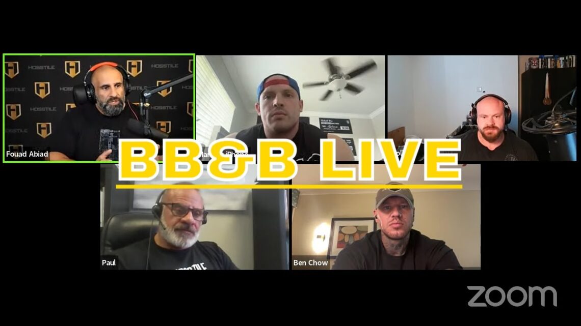 BODYBUILDING & BOLLOCKS LIVE  Fouad Abiad, James Hollingshead, Martin Fitzwater & Paul Lauzon