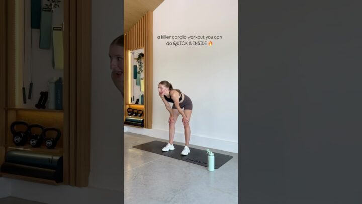 a killer cardio workout you can do INSIDE!