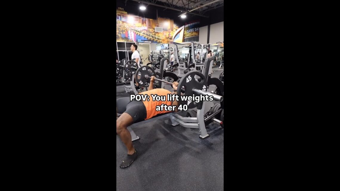 Lifting Weights After Age 40 IG: gqgemini #funny #gym #gymhumor #strengthtraining