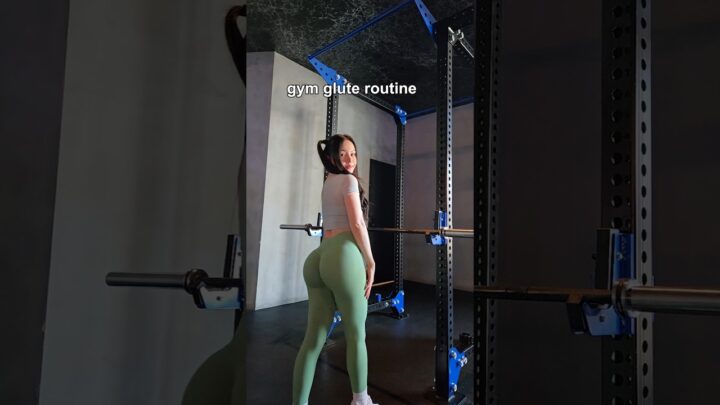 Glute workout routine – gym version 🍑