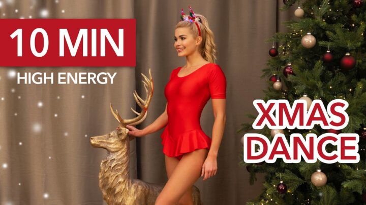 10 MIN CHRISTMAS DANCE WORKOUT 2024 – high energy, supeeeeer happy