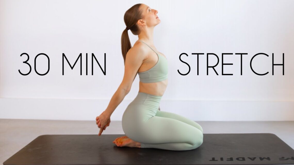 30 MIN FULL BODY STRETCH – For relaxation, tension relief, and flexibility