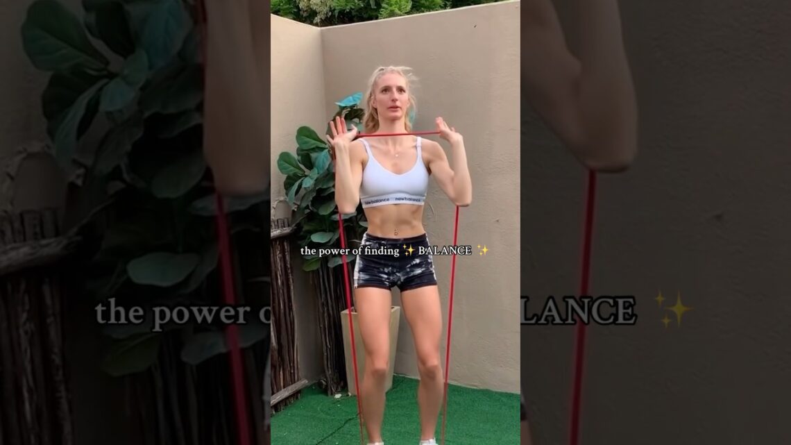 the power of finding BALANCE #fitnesstransformation #shorts