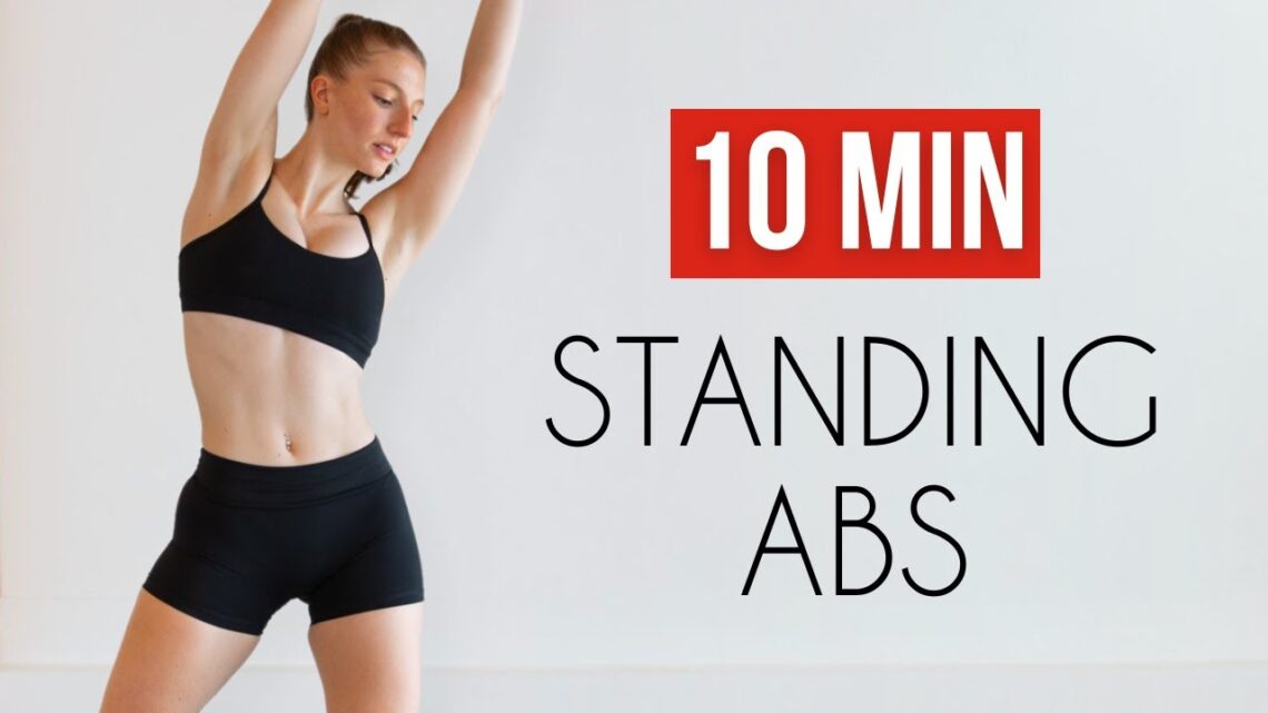 10 MIN STANDING ABS Workout (No Equipment, No Repeats) 10 MIN STANDING ABS Workout (No Equipment, No Repeats)