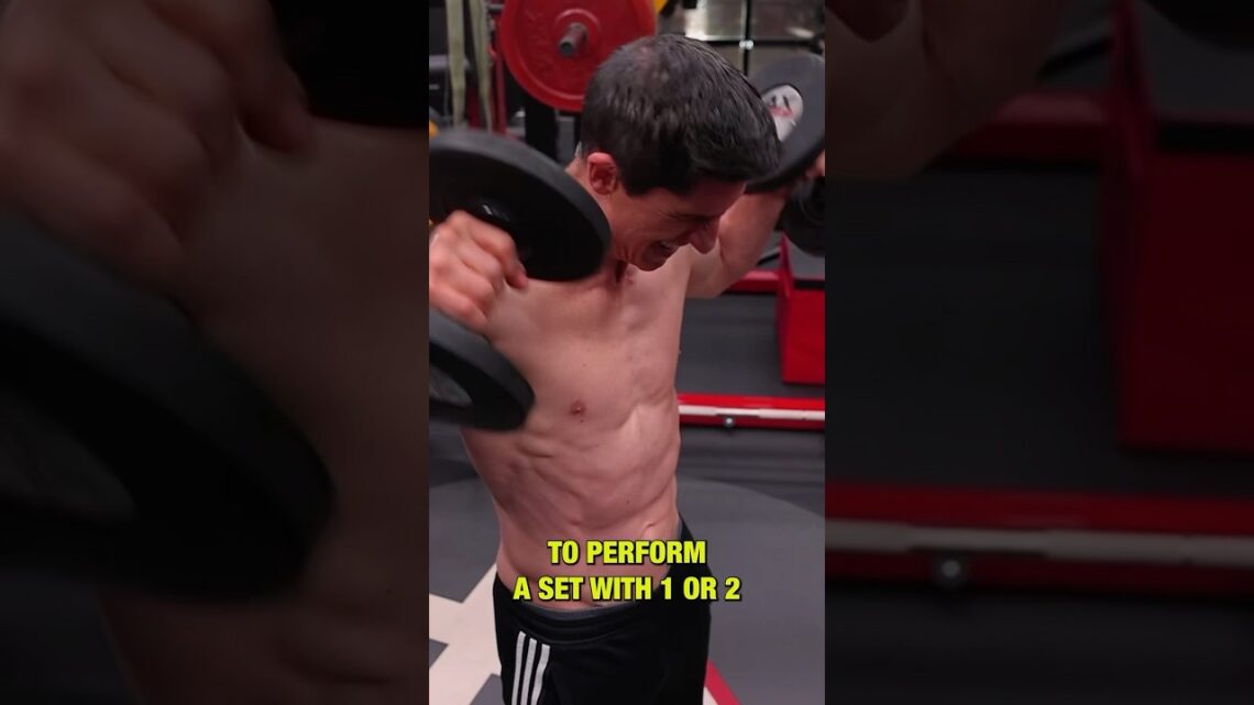 Training to Failure Isn’t Necessary? Training to Failure Isn’t Necessary?