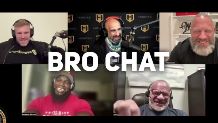 SKY DIVING BODYBUILDERS? Fouad Abiad, Iain Valliere, Akim Williams, Mike Van Wyck & Paul Lauzon